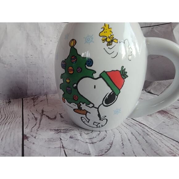 PEANUTS Snoopy Woodstock Christmas Happy Holidays 2013 Vandor Mug - Picture 3 of 9